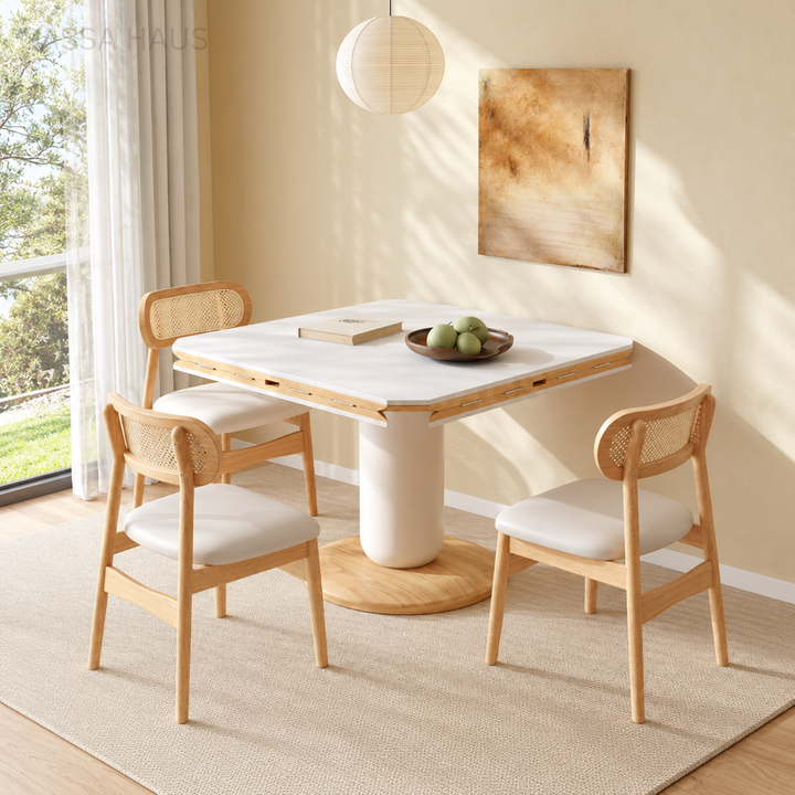 MILA Modern Sintered Stone Extendable Dining Table - Cassa Haus Singapore
