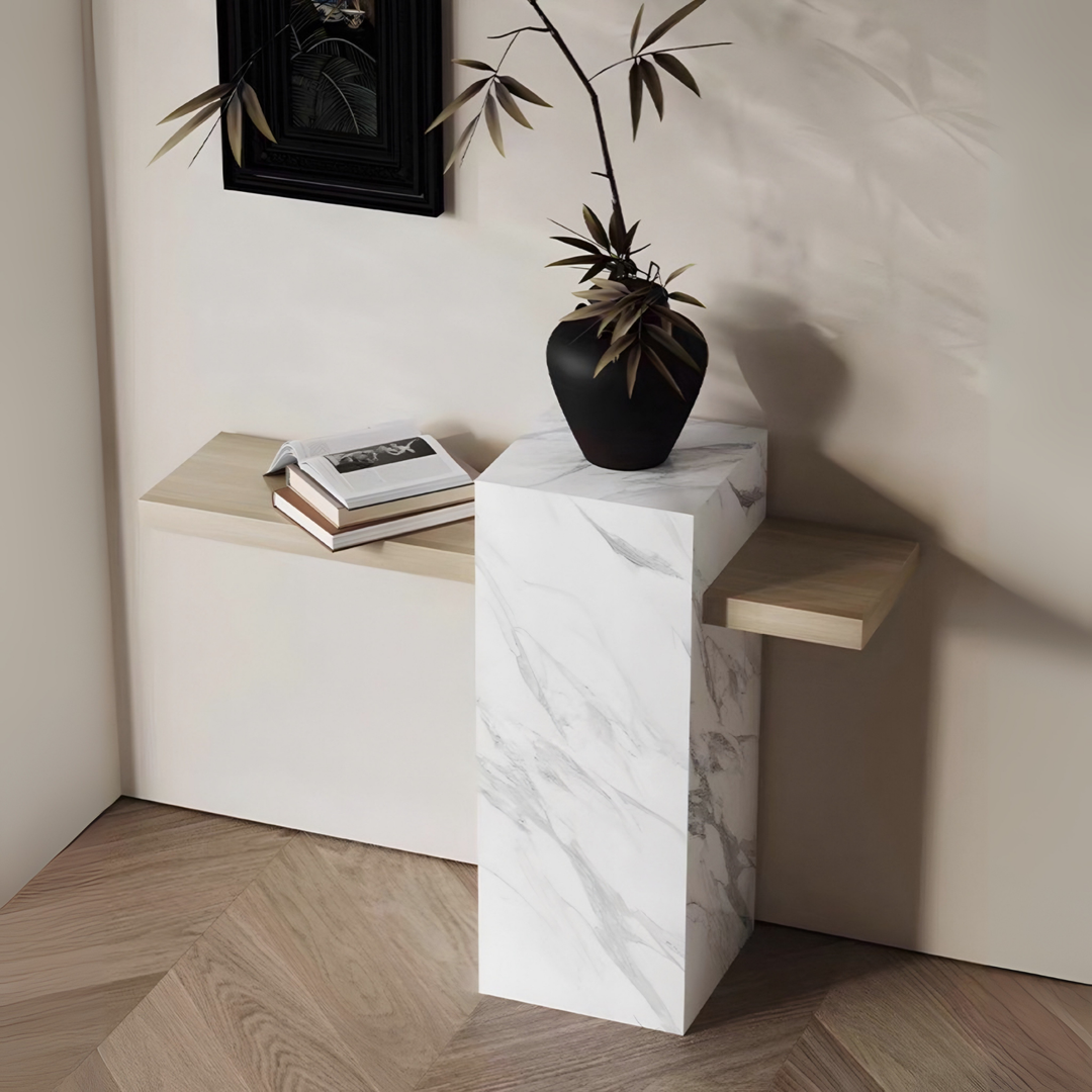 KRAIL Modern Marble Console Table - Radical Homes Singapore