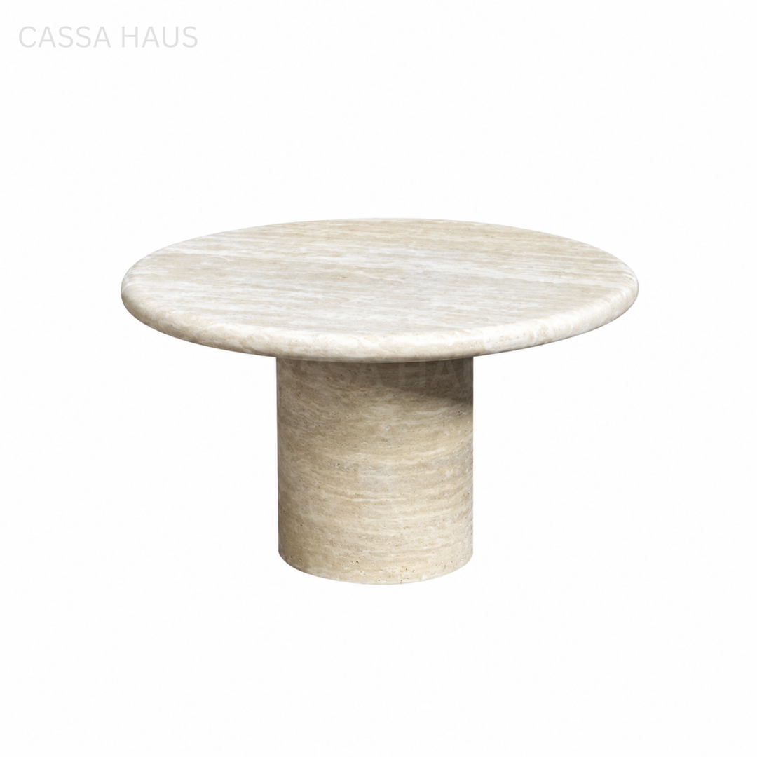 KODDA Modern Travertine Coffee Table