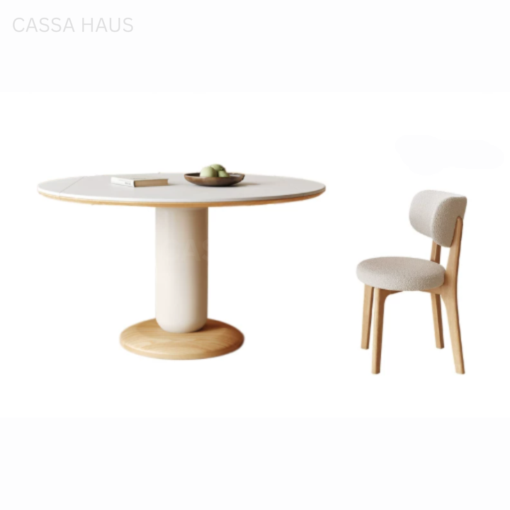 MILA Modern Sintered Stone Extendable Dining Table - Cassa Haus Singapore