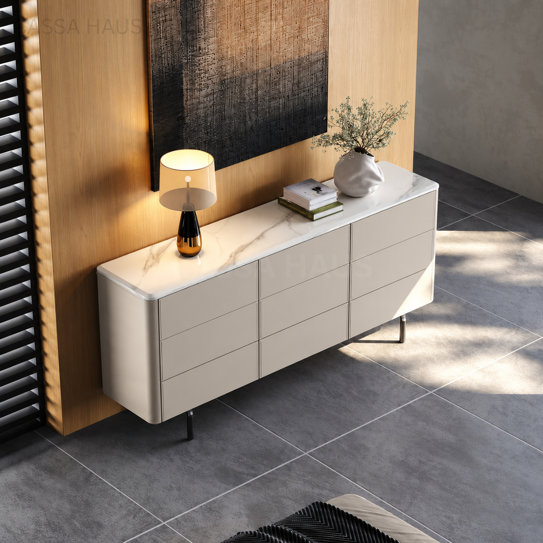 GERRS Modern Marble Sideboard - Cassa Haus Singapore