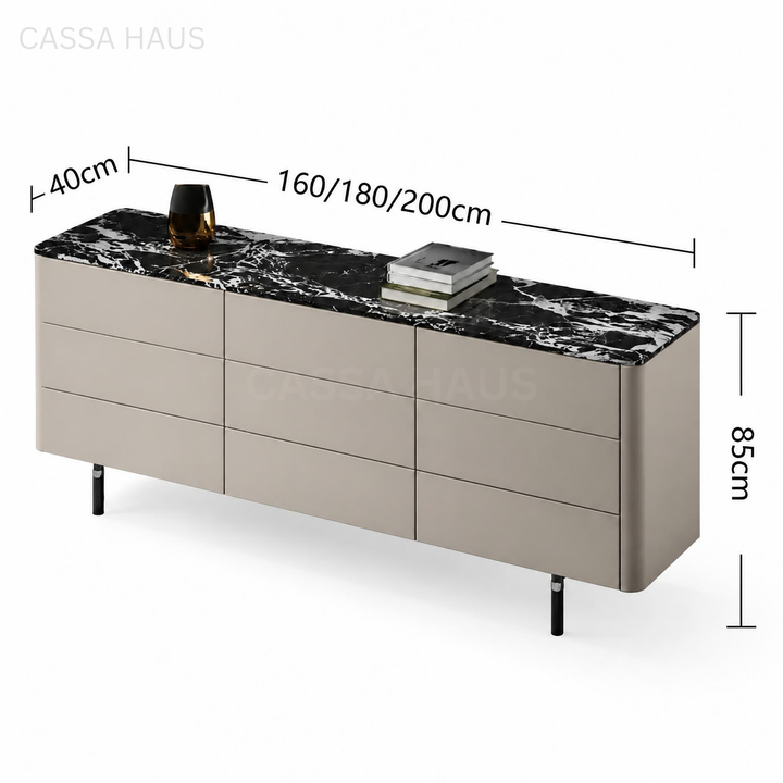 GERRS Modern Marble Sideboard - Cassa Haus Singapore