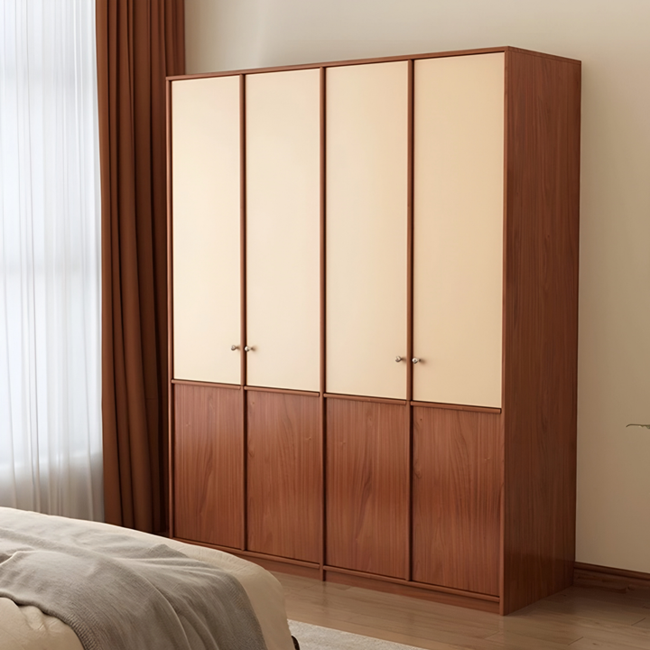 CARAVEL Vintage Walnut Wardrobe - Radical Homes Singapore