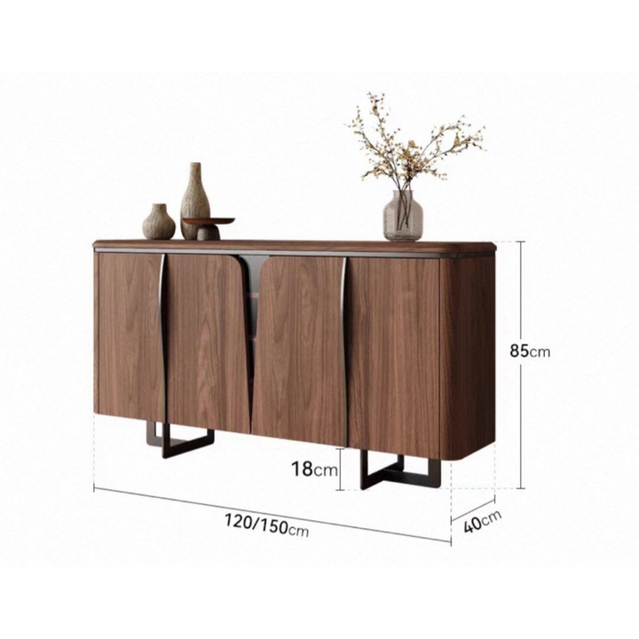 LYNS Modern Solid Wood Sideboard - Radical Homes Singapore