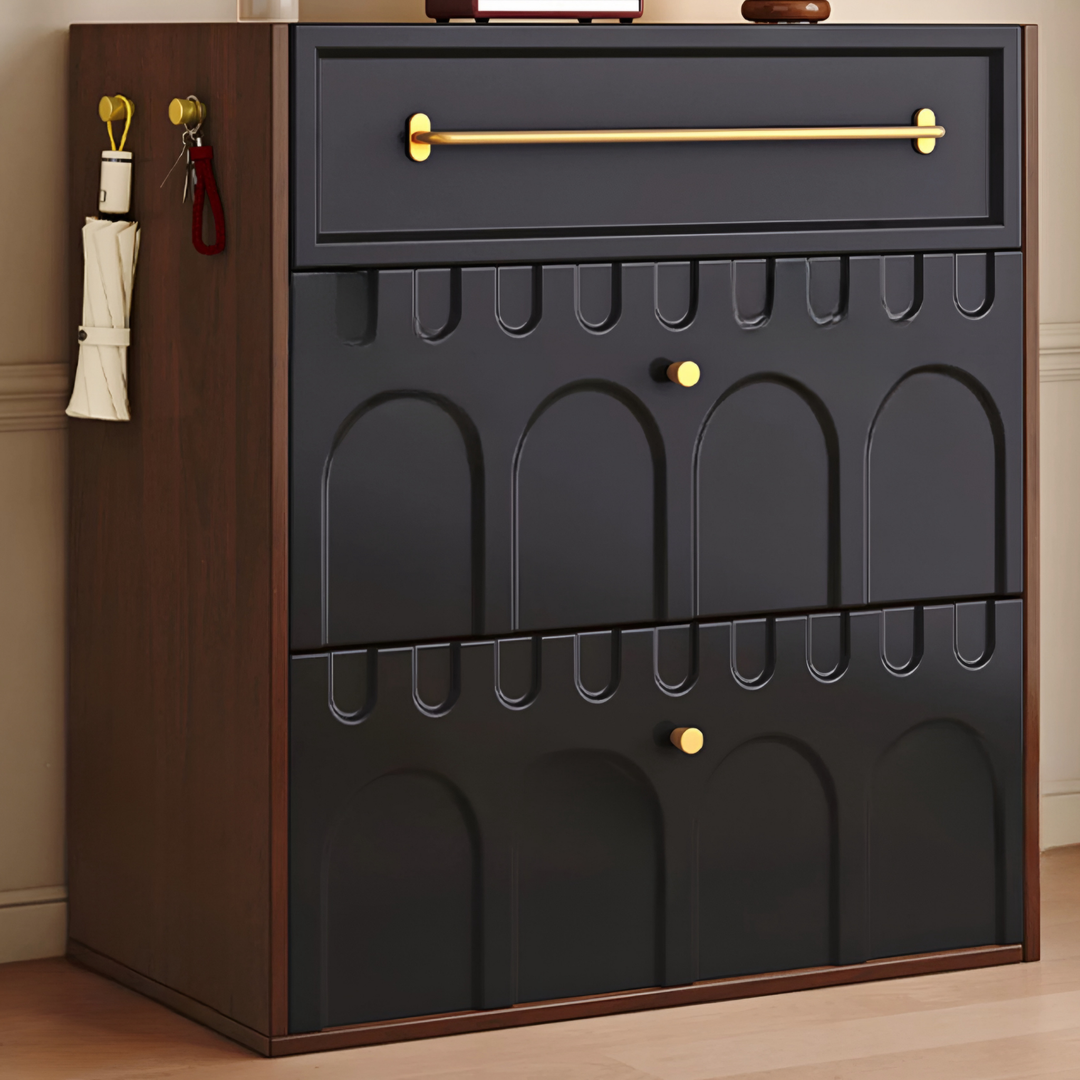 BERONA Modern Extendable Shoe Cabinet - Radical Homes Singapore