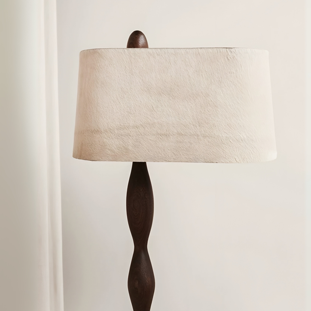 DARA Wabi Sabi Solid Wood Lamp - Radical Homes Singapore