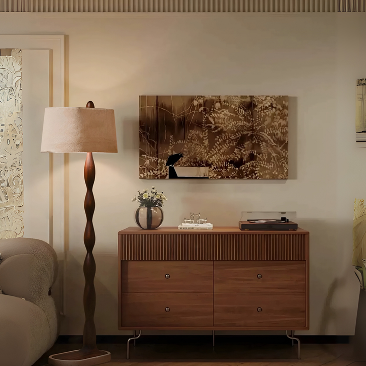 DARA Wabi Sabi Solid Wood Lamp - Radical Homes Singapore