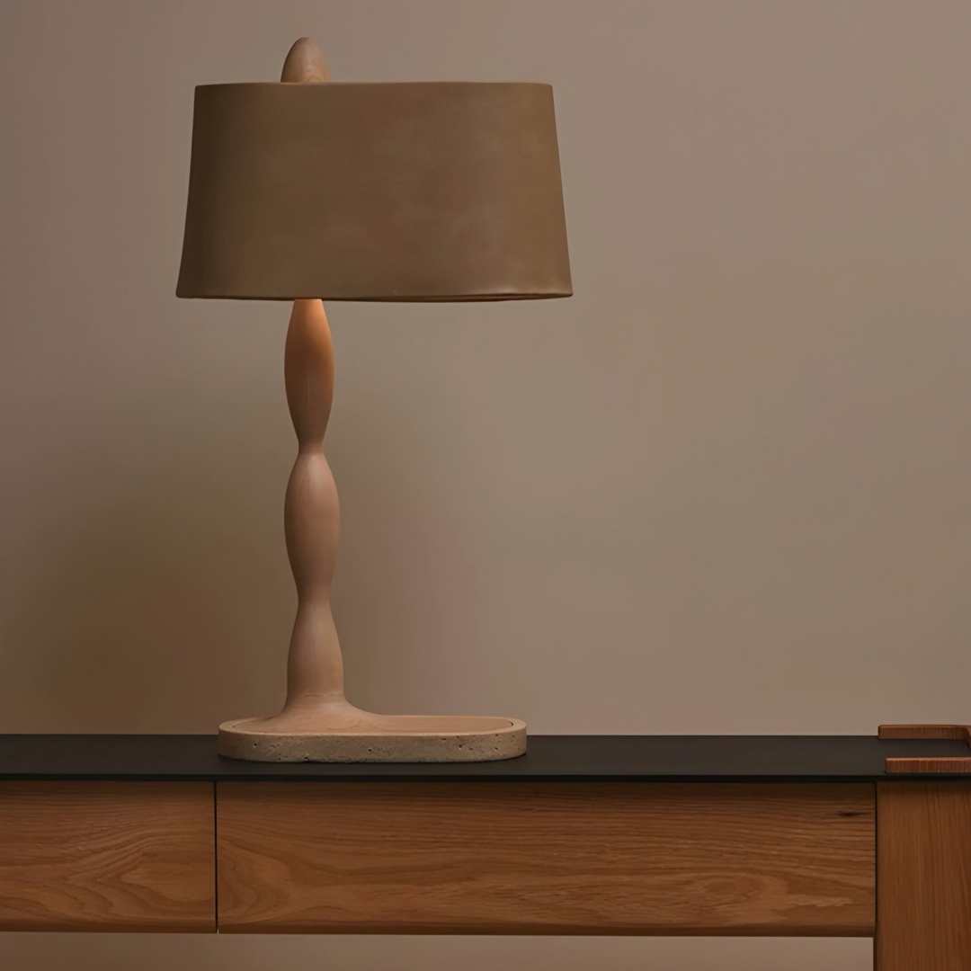 DARA Wabi Sabi Solid Wood Lamp - Radical Homes Singapore