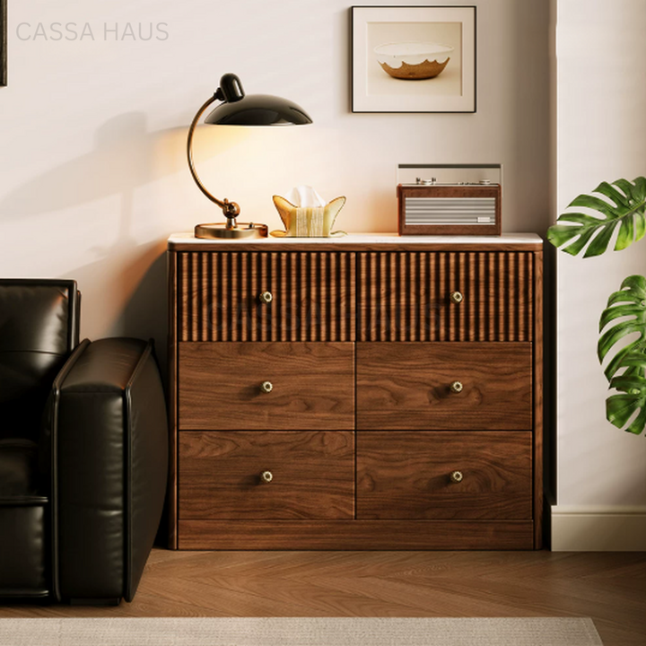 ANTON Modern Solid Wood Chest of Drawers - Cassa Haus Singapore