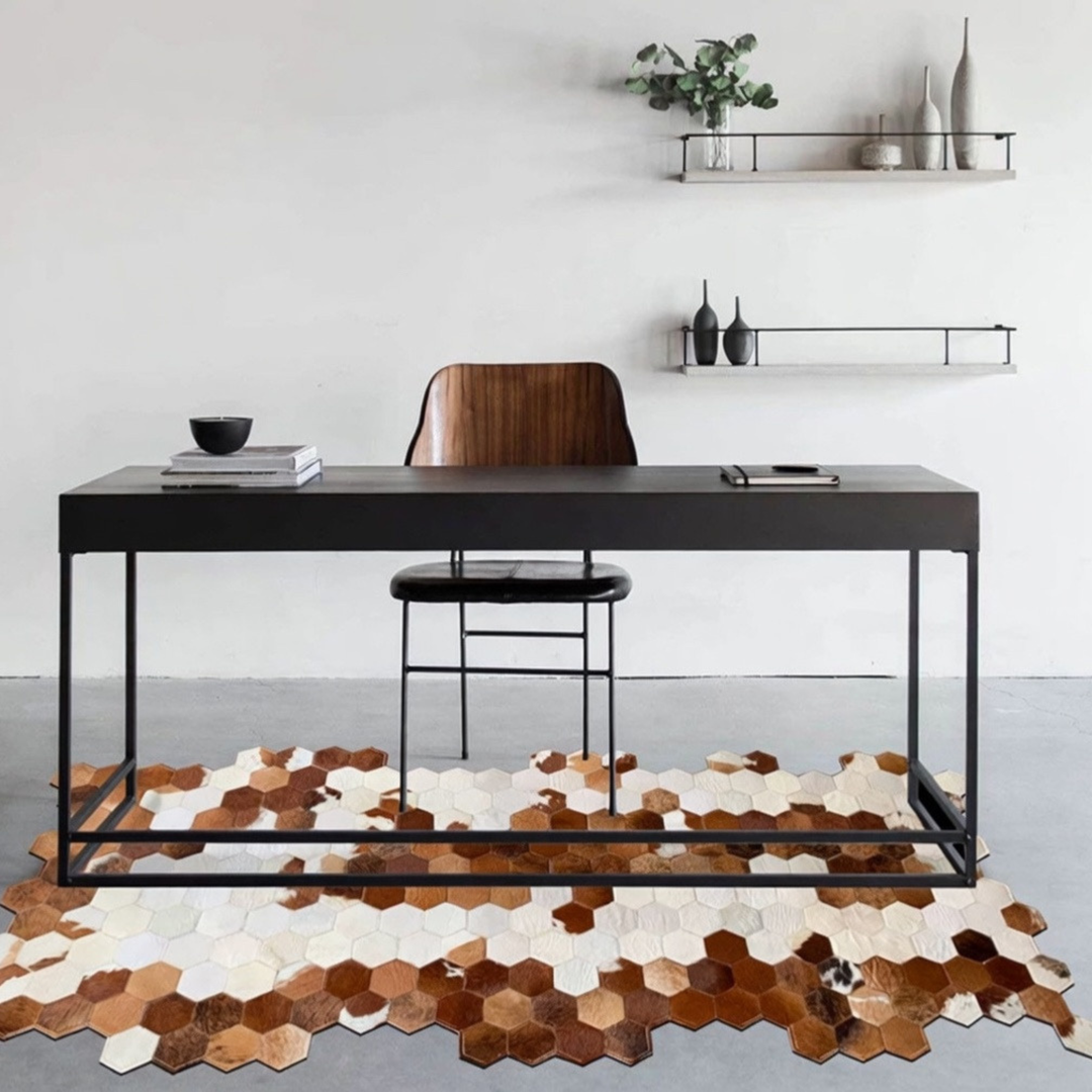 AESTRALIS Cowhide Leather Rug - Cassa Haus Singapore