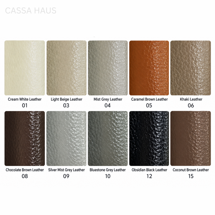 MINOA Modern Fabric & Leather Storage Bedframe - Cassa Haus Singapore