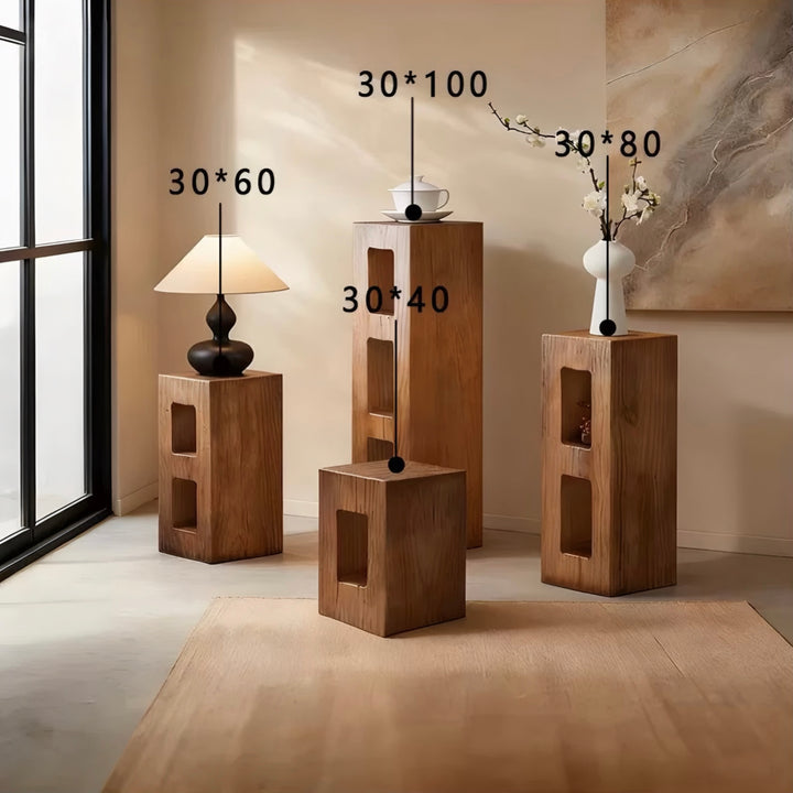 ORVEA Modern Solid Wood Pedestal - Cassa Haus Singapore