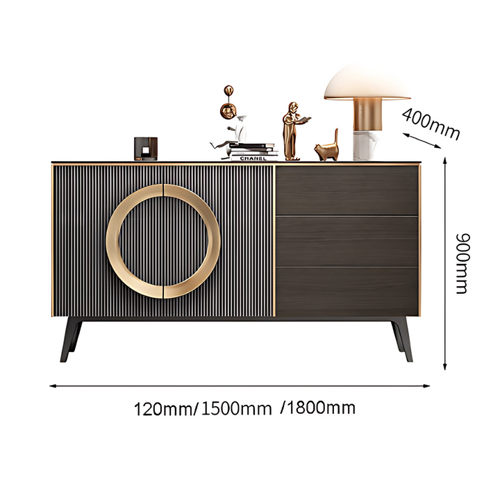 ELVANO Modern Sintered Stone Sideboard