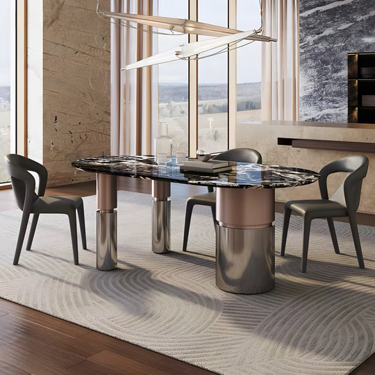 CITADEL Modern Marble Dining Table - Cassa Haus Singapore