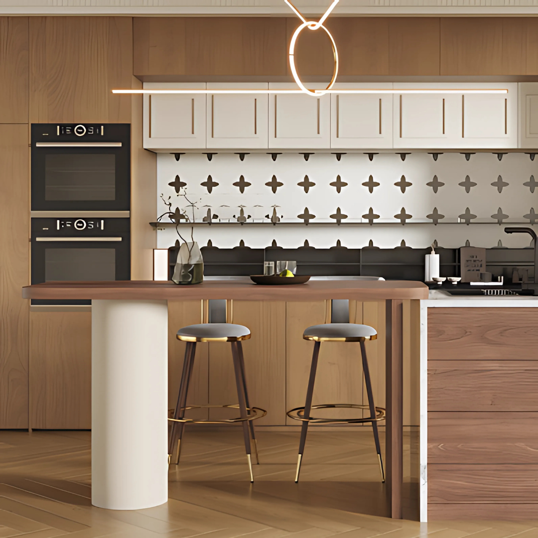 ROMA Modern Walnut Bar Table - Radical Homes Singapore