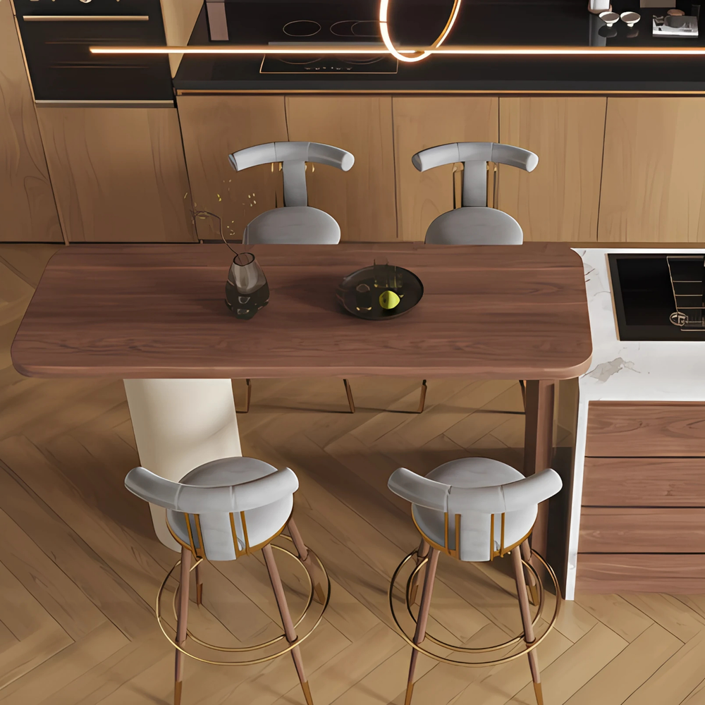 ROMA Modern Walnut Bar Table - Radical Homes Singapore