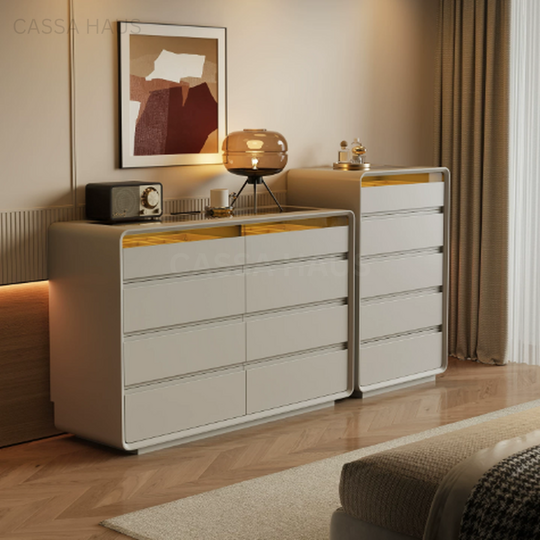 LUIS Modern LED Chest of Drawers - Cassa Haus Singapore
