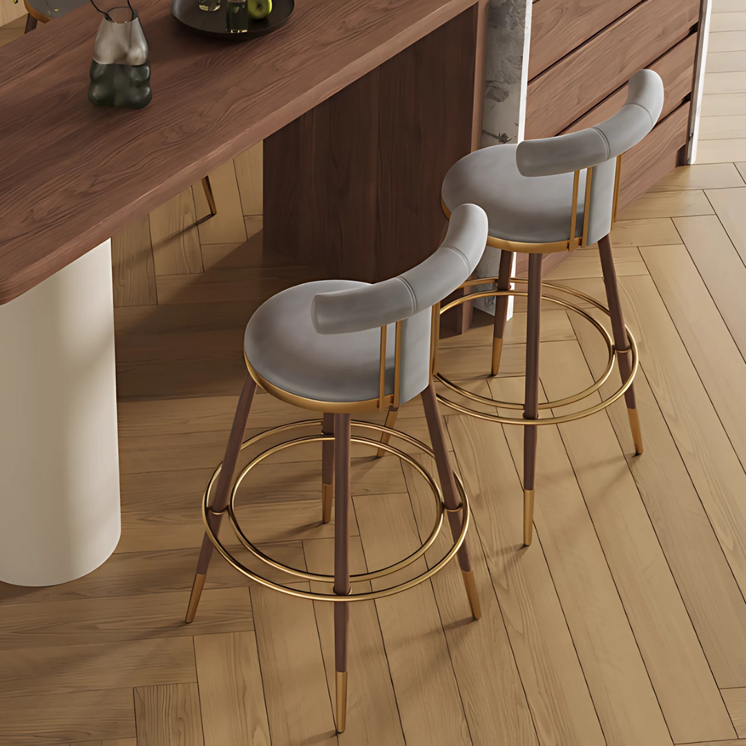 ROMA Modern Walnut Bar Table - Radical Homes Singapore