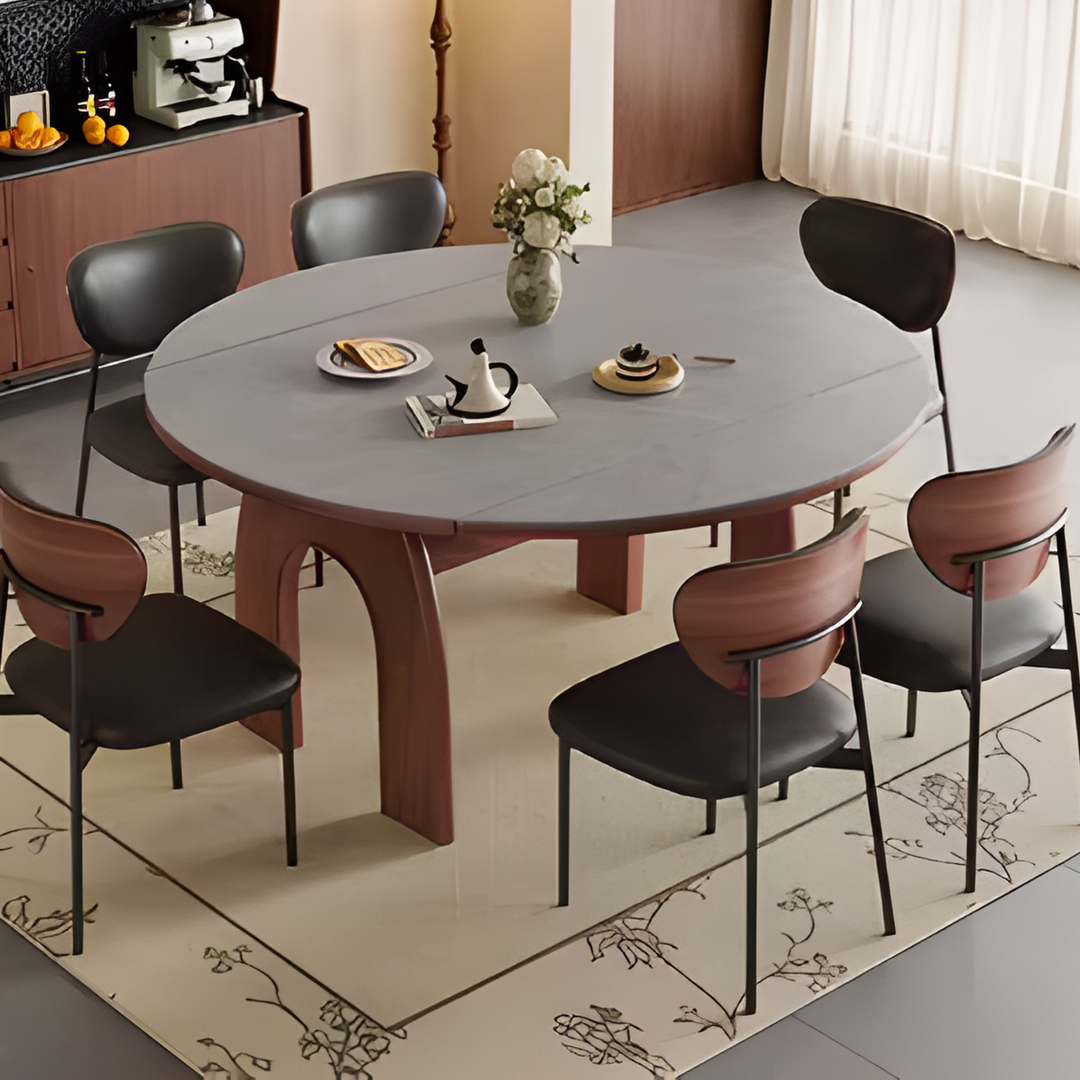 TRANSFORMA Modern Sintered Stone Extendable Dining Table