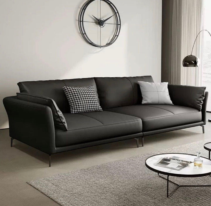 SIGRID Modern Genuine Leather Sofa (INSTOCK)