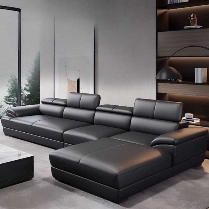 AOFIR Modern Leather Sofa - Radical Homes Singapore