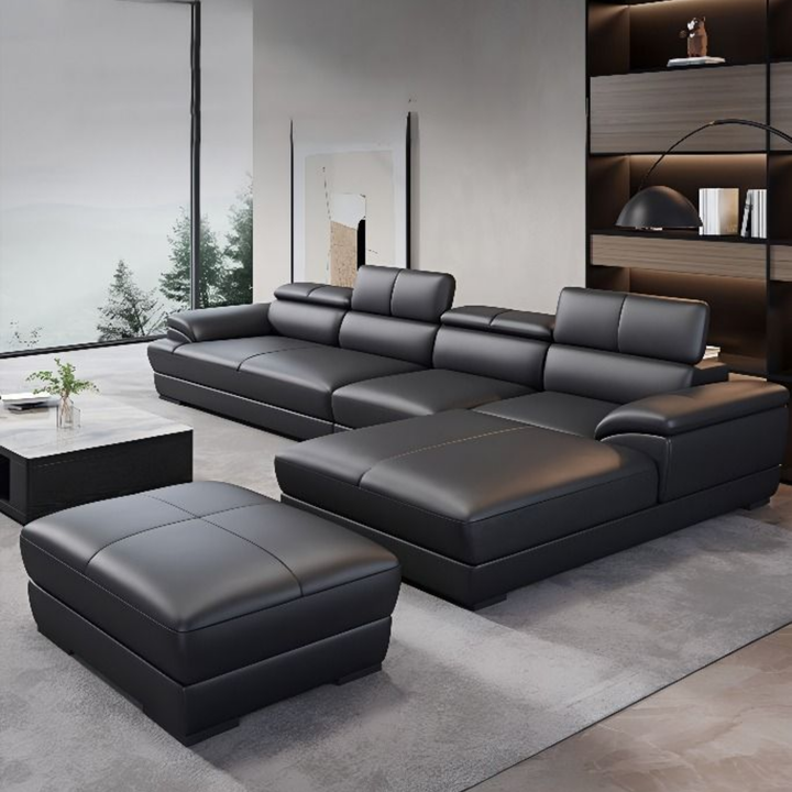 AOFIR Modern Leather Sofa - Radical Homes Singapore