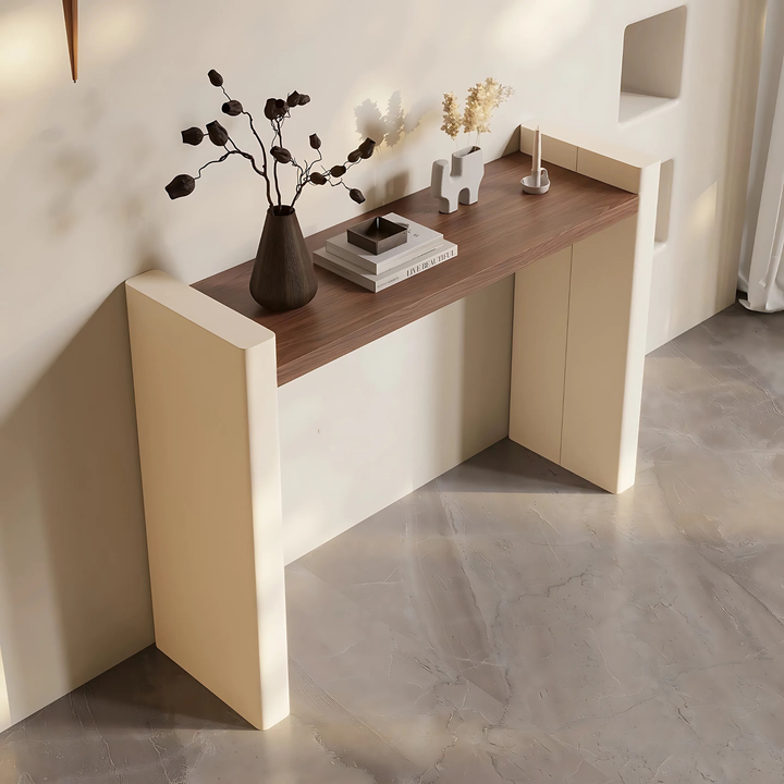 NORA Modern Solid Wood Console Table - Radical Homes Singapore