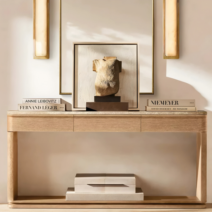 ELDRIN Modern Marble Console Table