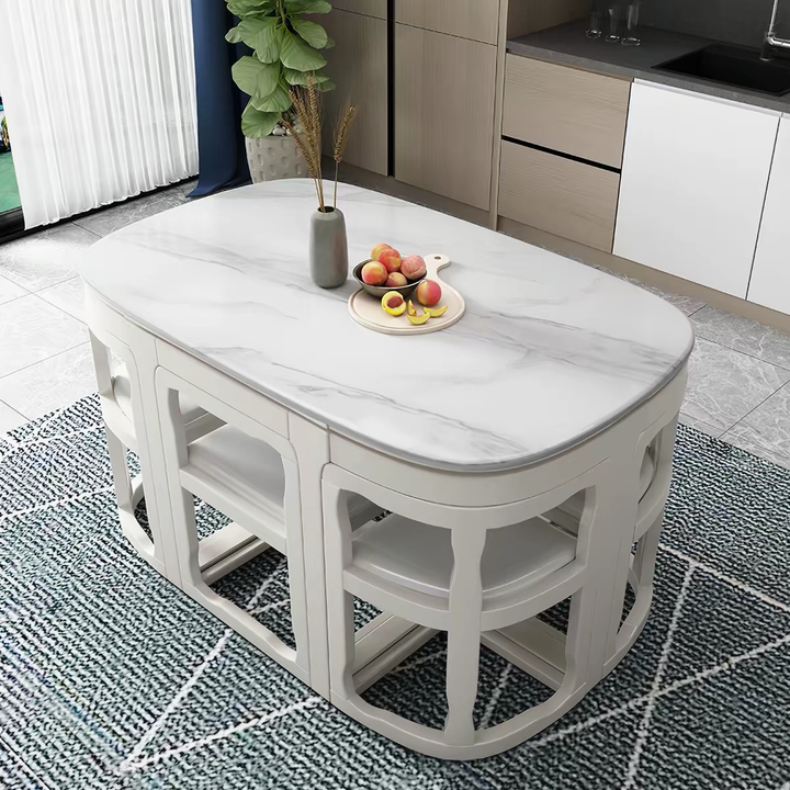 CONVENE Modern Compact Dining Table With Chairs