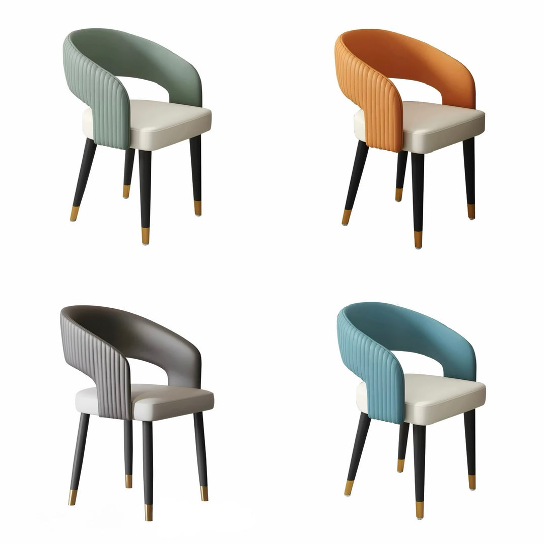 ADRIANA Modern Leather Dining Chair
