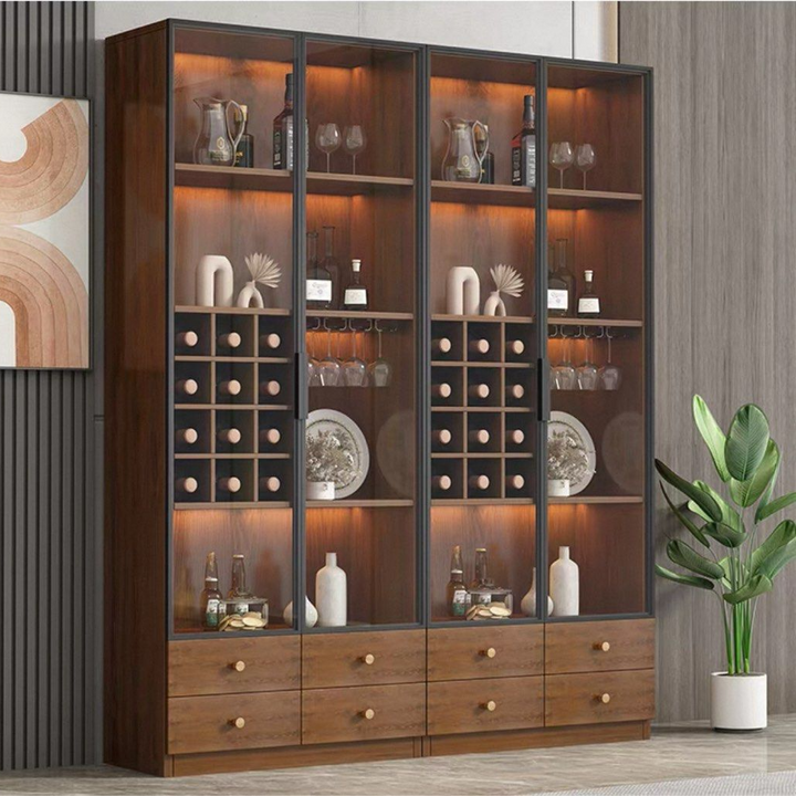 GELORO Modern Wine Cabinet - Radical Homes Singapore