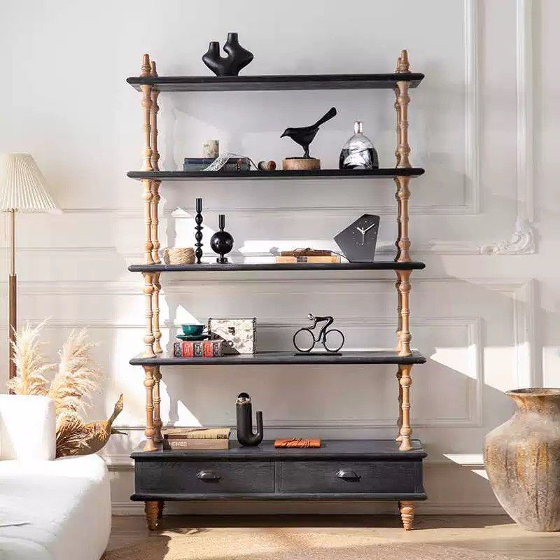 FELIPE Mid-Century Solid Wood Display Shelf - Radical Homes Singapore
