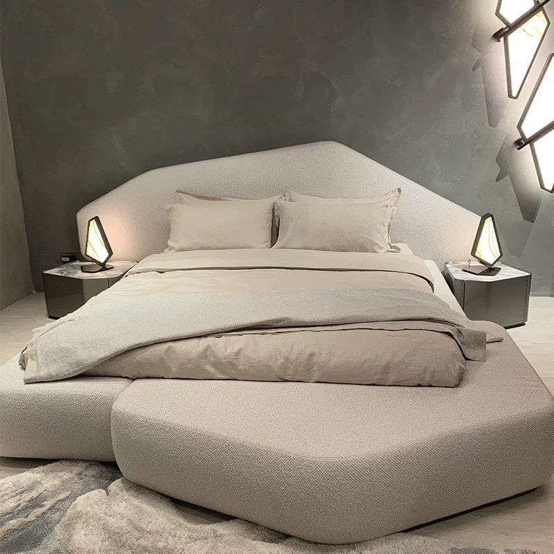 JERAE Modern Fabric Bedframe - Radical Homes Singapore