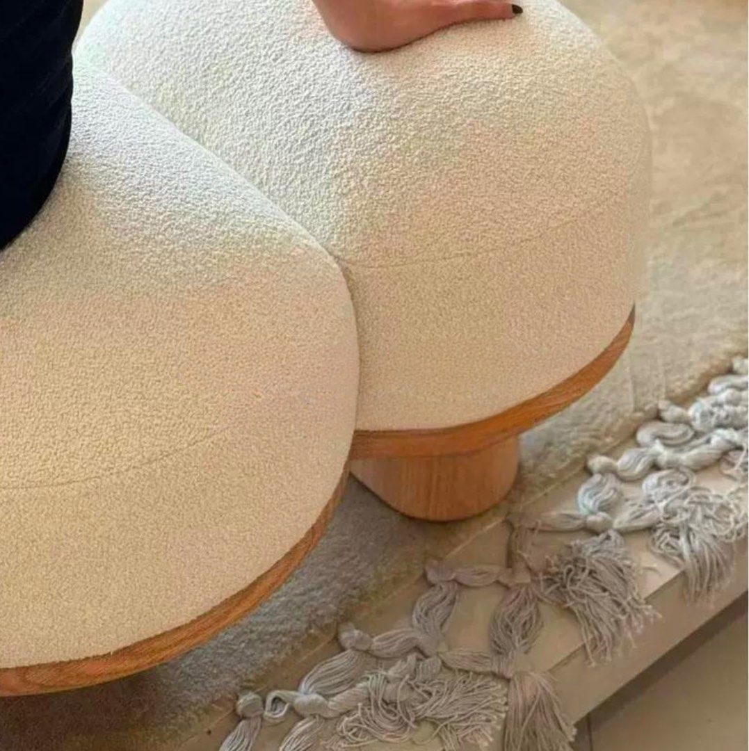 GEHEU Modern Boucle Bench - Radical Homes Singapore