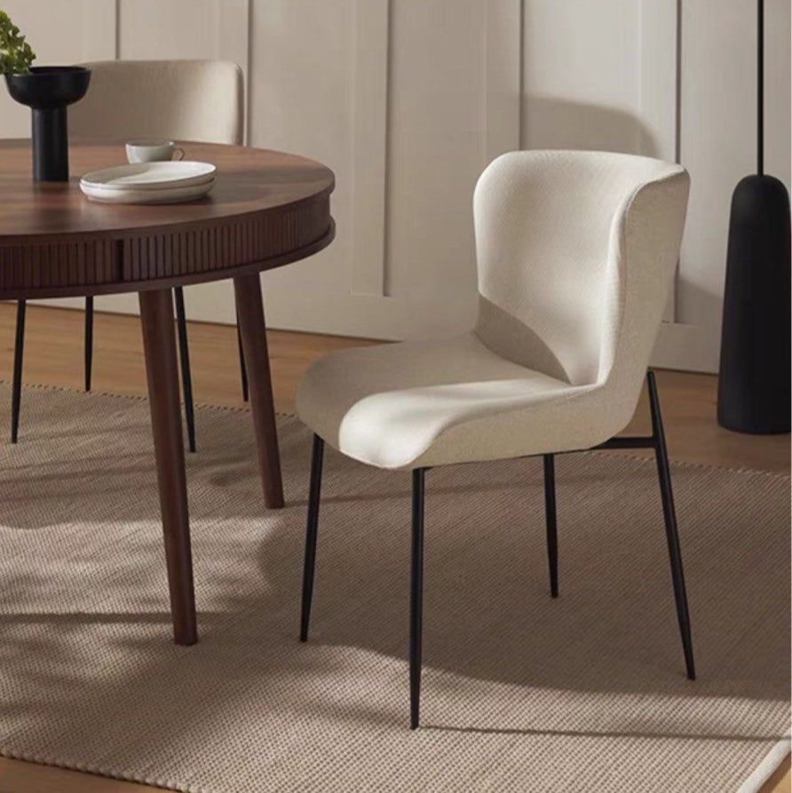 BRIEL Modern Fabric Dining Chair - Radical Homes Singapore