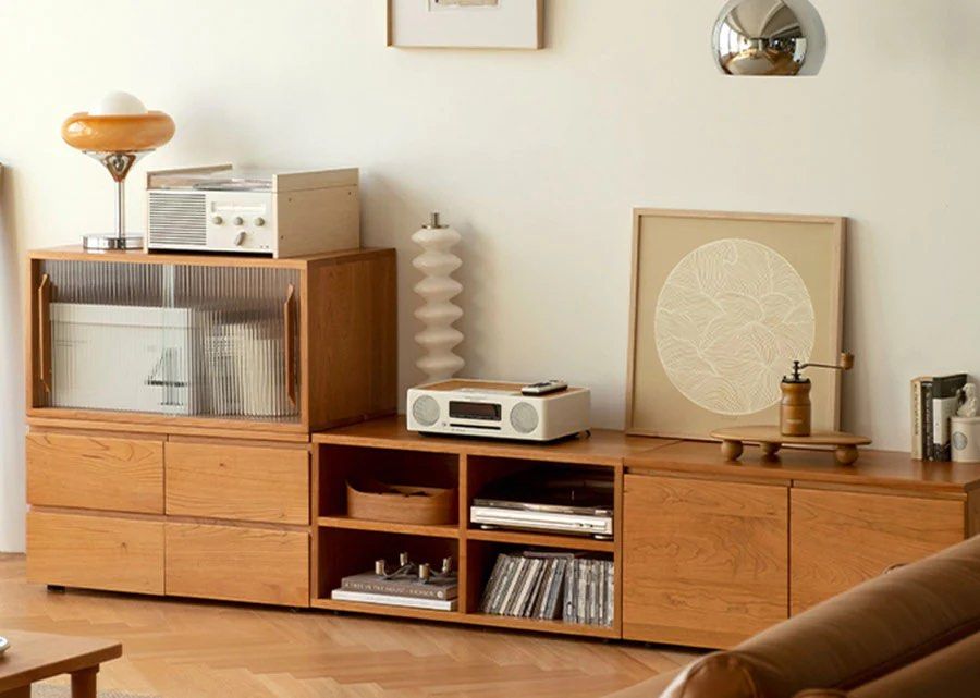 SABLEVIEW Stackable Solid Wood Modular Storage - Radical Homes Singapore