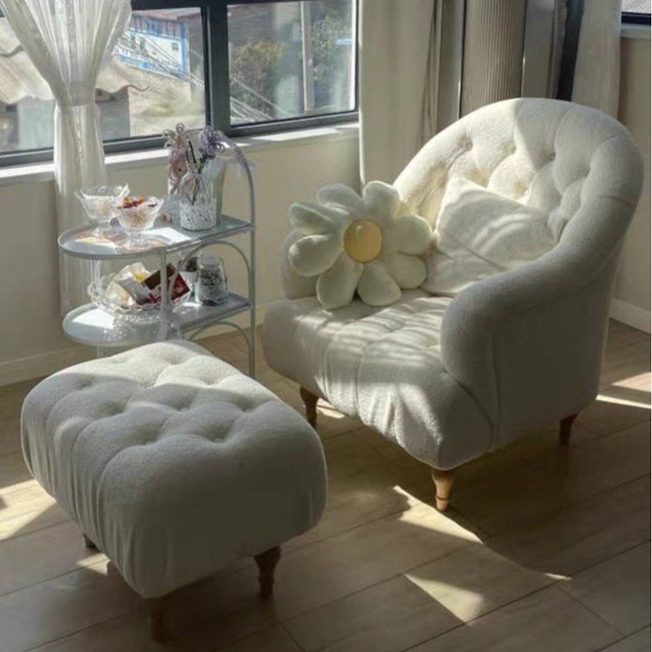 FROST Victorian Fabric Lounge Chair - Cassa Haus Singapore