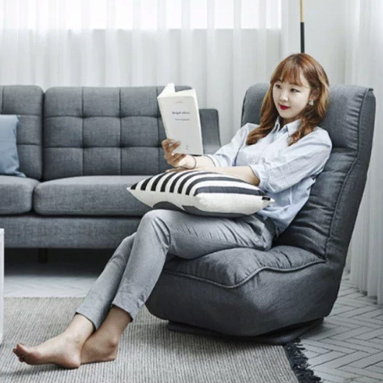 GROM Japandi Fabric Lounge Chair - Cassa Haus Singapore