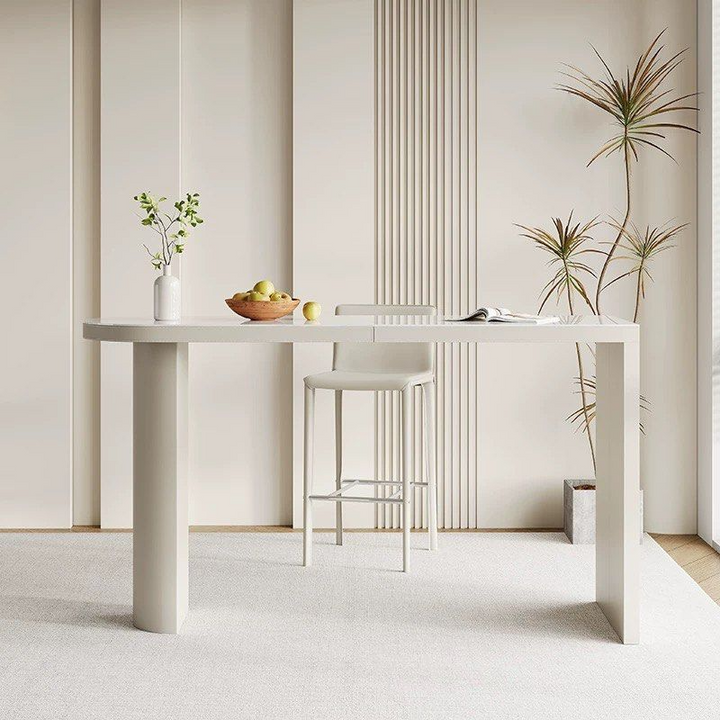 AZRIEL Modern Sintered Stone Bar Table - Cassa Haus Singapore