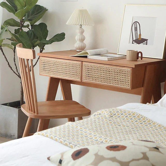 BASIL Solid Wood Desk - Radical Homes Singapore