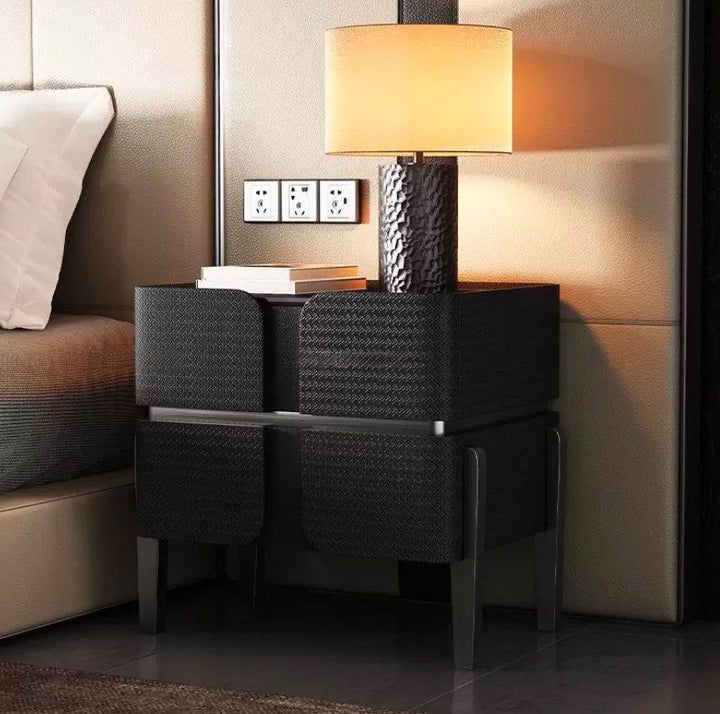 ZYVANO Modern Sintered Stone Bedside Table