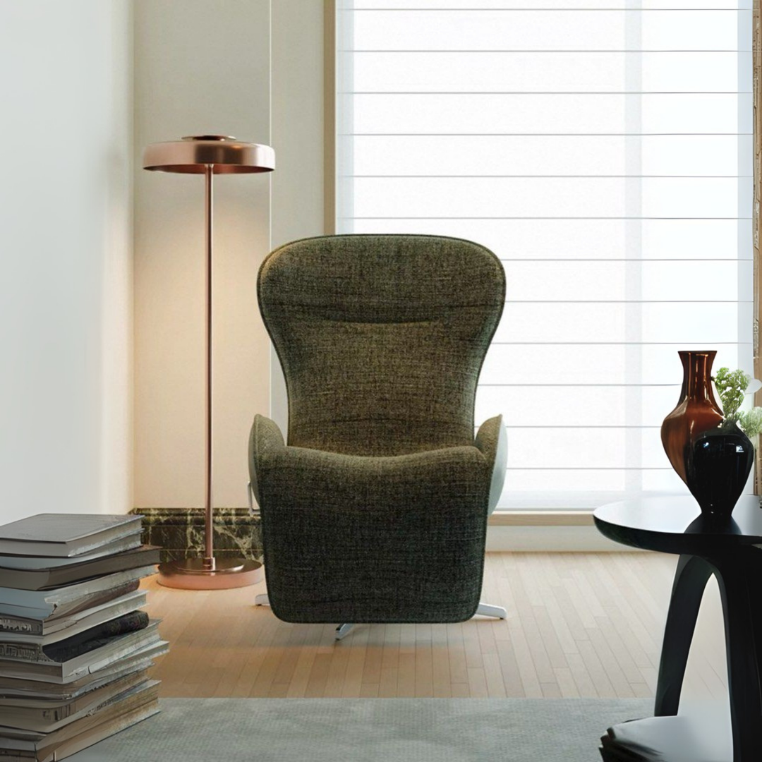 GRACE Modern Extendable Rotating Lounge Chair - Radical Homes Singapore