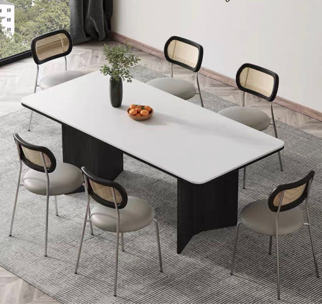 ZORELIS Modern Sintered Stone Dining Table - Cassa Haus Singapore