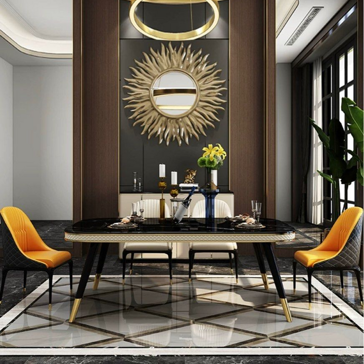 CORBETT Modern Marble Dining Table - Radical Homes Singapore