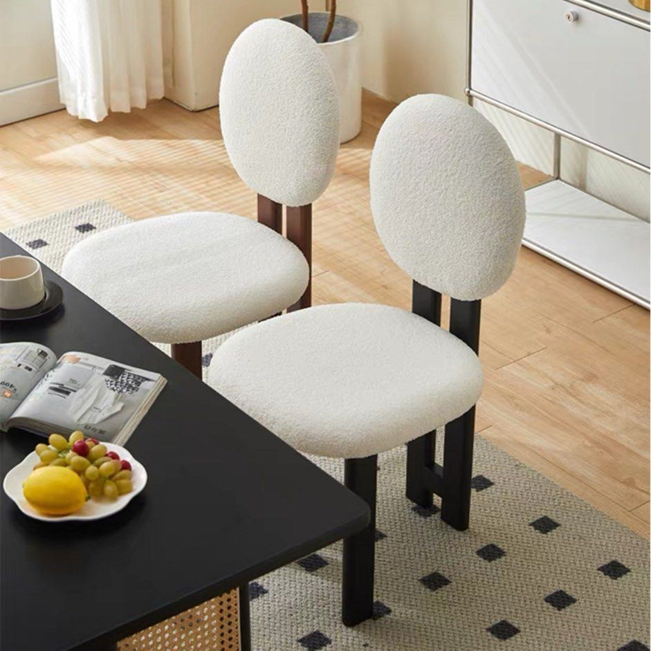 DON Mid-Century Boucle Dining Chair - Radical Homes Singapore