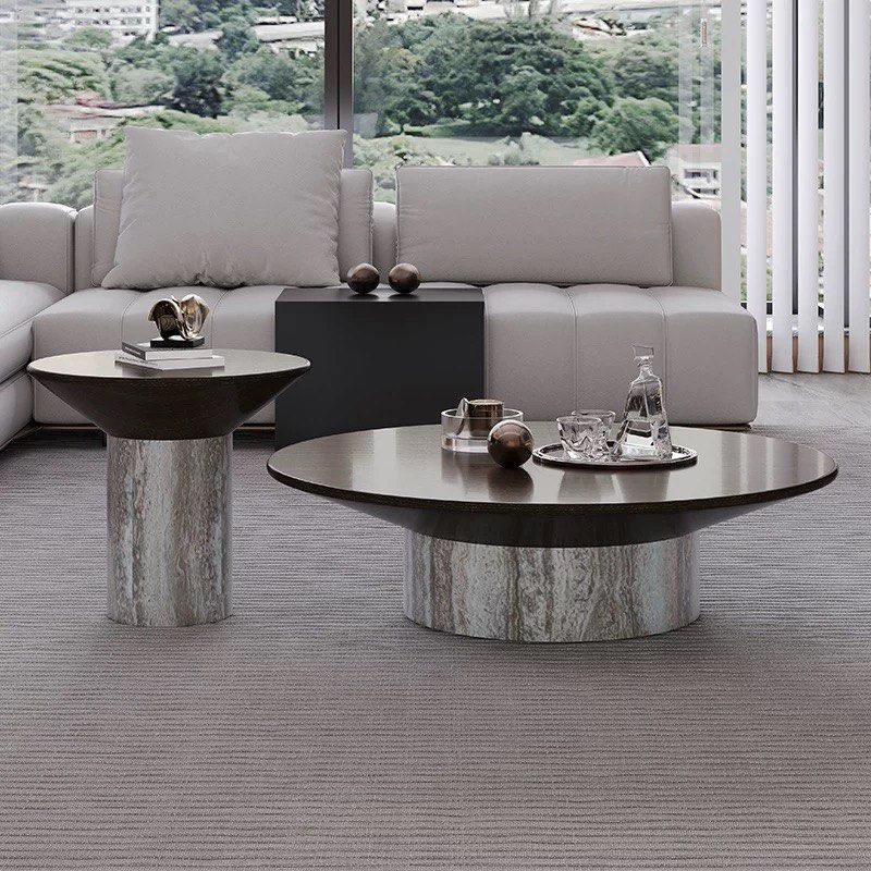 AUREVAN Modern Marble Coffee Table - Cassa Haus Singapore