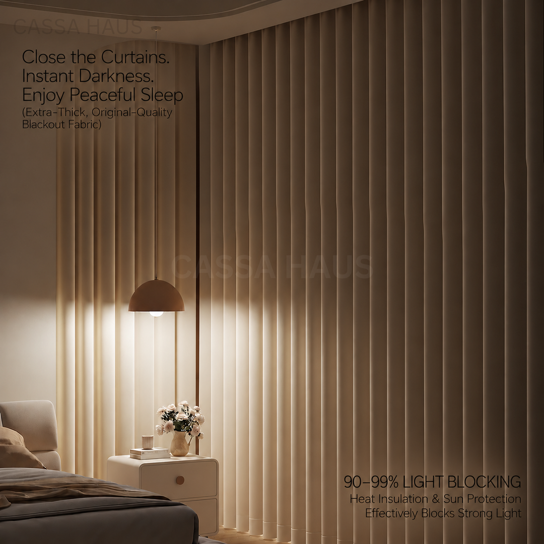 Premium Light Blocking & Antibacterial Curtains