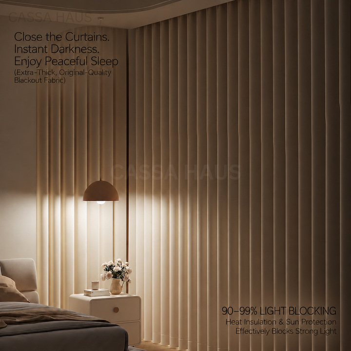 Premium Light Blocking & Antibacterial Curtains