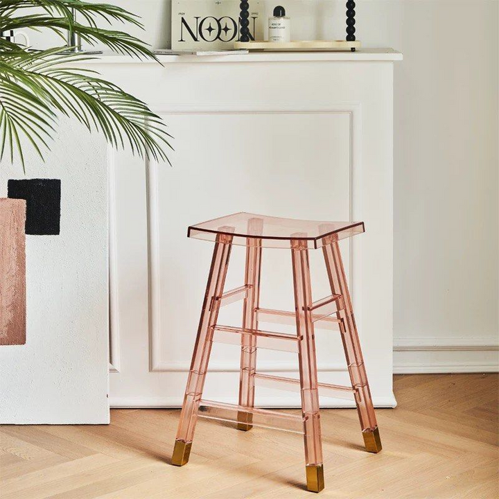 ASORN Modern Acrylic Bar Stool - Radical Homes Singapore