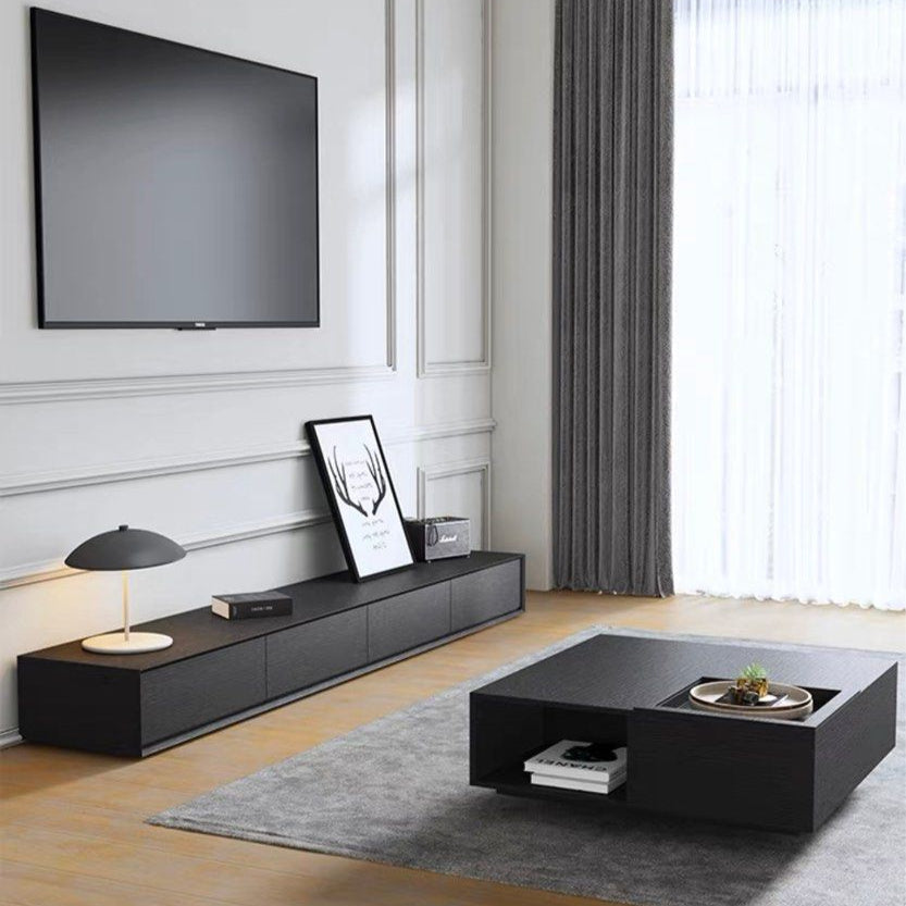 LORAIN Modern Solid Wood TV Console - Radical Homes Singapore